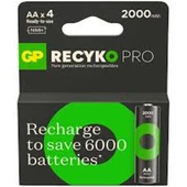 GP AA 2100 mAh Şarjlı Kalem Pil 4'lü Paket ReCyko GP210AAHCBEM-2GB4 thumbnail 1