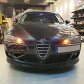 Alfa Romeo 147 Uyumlu Üniversal Astra H lip Esnek Ön Lip 2 Parça Tampon Altı Dil Karlık Ön Ek - 1