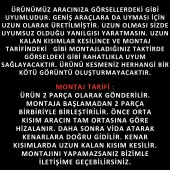 Alfa Romeo 147 Uyumlu Üniversal Astra H lip Esnek Ön Lip 2 Parça Tampon Altı Dil Karlık Ön Ek - 2