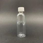 50 cc Uzun Plastik Şişe  - Beyaz Kapaklı- 50ml Kapaklı Pet Şişe- x 10 Adet thumbnail 1