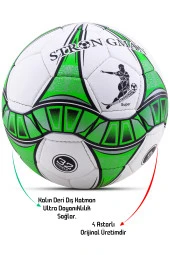 Telvesse Futbol Topu El Dikişli Pompalı SET Ultra Dayanıklı Sert Zemin Halı Saha Topu 5 Numara - 4