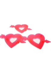 Bisiklet - Motosiklet Jant Süsü Kalp Modeli - 1