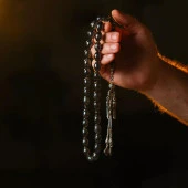 Gümüş İşlemeli Kuka Tesbih thumbnail 1