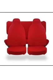 seat cordoba  Uyumlu Servis Kılıfı KIRMIZI thumbnail 1