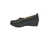 Yüce 036Z İç Dış Hakiki Deri Ortopedik Jel Taban Günlük Kadın Anne Babet Ayakkabı - 2