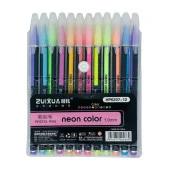 Linea Zuixua Pastel Jel Mürekkepli Kalem 1.0 mm 12 Renk HP6207-12 - 1