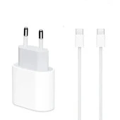 iPhone 15-15 Plus-15 Pro-15 Pro Max Serilerle Uyumlu 20W Hızlı Şarj Aleti Adaptör Kablo 15 Serisi - 1