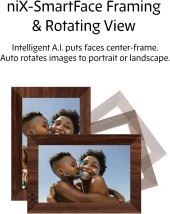 Nixplay 10.1 Inc WiFi Özellikli Akıllı Dijital Resim Çerçevesi (W10F) - Ahşap Efekti - 3