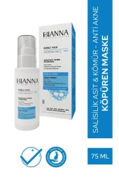 Bianna Bubble Mask Salisilik Asit & Kömür Anti Akne Köpüren Yüz Maskesi 75 ml - 1