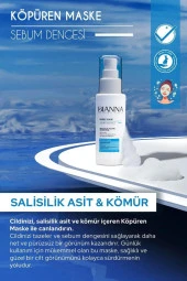 Bianna Bubble Mask Salisilik Asit & Kömür Anti Akne Köpüren Yüz Maskesi 75 ml - 2