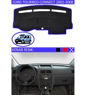 Ford Tourneo Connect 2002-2008 İçin Uygun Torpido Koruma Halısı Mavi thumbnail 1