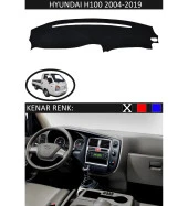 Hyundai H100 2004-2019 İçin Uygun Torpido Koruma Halısı Siyah Kenar Renk Siyah - 1