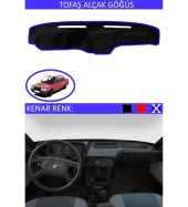 Tofaş Alçak Göğüs İçin Uygun Torpido Koruma Halısı Siyah Kenar Renk Mavi thumbnail 1