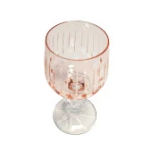 Bohemia Sarpy  Kristal 1 Adet Pembe Renk Bardak Kadeh  - 4