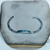 925 Ayar Kral Zincir Gümüş Bileklik Hcz-Model KHG - 2