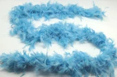 Bebek Mavisi Kabarık Tüylü Otriş Boa Dekorasyon Tüy 180 cm thumbnail 1