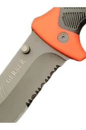 GERBER Bear Grylls 23 Cm Kamp Çakısı Turuncu Siyah Çakı Bıçak Paslanmaz Çelik Outdoor Çakı - 4
