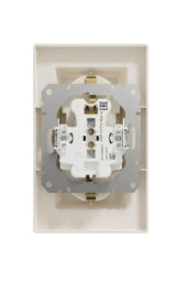 Schneider Asfora Sıva Altı Krem İkili Topraklı Priz - Kendiliğinden Çerçeveli thumbnail 4