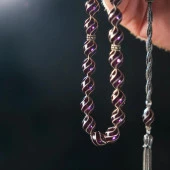 Çeşm-i Bülbül Model Ateş Kehribar Tesbih - 2