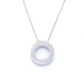 316L Çelik O Harf Kolye 55 cm KLY-546 thumbnail 1