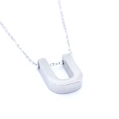 316L Çelik U Harf Kolye 55 cm KLY-555 thumbnail 4