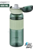 Vagonlife 600 ML Rahat İçim (Pipetsiz)  Kulplu Kaydırmaz Gövde Su Matarası -Süzgeçli-FFVGN2024600ML - 6