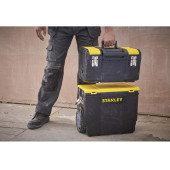 Stanley Mobil alet kutusu (48 x 57 x 29 cm, 2si1 arada seçenek çıkarılabilir alet kutusu,  sap 7 inç tekerlekler) - 3