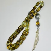 Fosilli Damla Kehribar Tesbih Hcz-Model FSL - 2