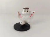 Black Tea Katar Dünya Kupası Maskotu El Sosu 3D Model 7 cm Figür - 1