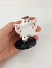 Black Tea Katar Dünya Kupası Maskotu El Sosu 3D Model 7 cm Figür - 2