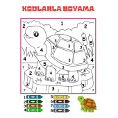 Kodlarla Boyama Kitabı (Sayılarla Boyama Kitabı) - 3