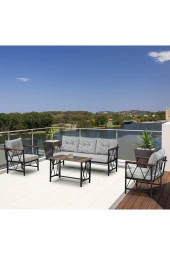 Sosyal Medya Dekorasyon 3+1+1 Balkon, Bahçe, Cafe Mobilyası - 1