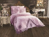 Fransiz Güpürlü Dilara Gelin Seti Pudra thumbnail 1