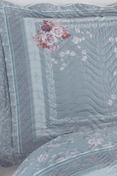 Rosabel Baskılı Kapitoneli Çift Kişilik Yatak Örtüsü thumbnail 2