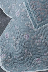 Rosabel Baskılı Kapitoneli Çift Kişilik Yatak Örtüsü thumbnail 3