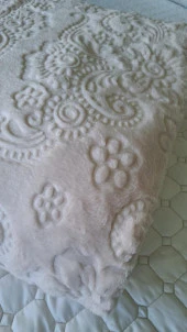 Padişah Çift Kişilik Tek Battaniye Bej thumbnail 2