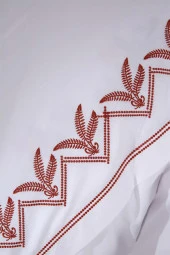 Yuliana Nakışlı 6 Parça Nevresim Takımı Krem thumbnail 5