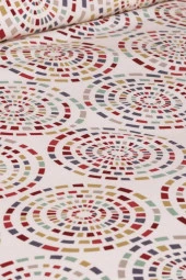 Çeyiz Diyarı Vivi Çift Kişilik Lastikli Çarşaflı Nevresim Takımı Kırmızı thumbnail 3