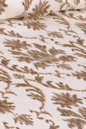 Çeyiz Diyarı Mary Çift Kişilik Lastikli Çarşaflı Nevresim Takımı Bej thumbnail 3