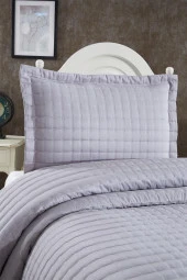 Dublin Tek Kişilik Kapitoneli Yatak Örtüsü Gri thumbnail 6