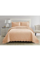 Sevda Mikro Soft Çift Kişilik Yatak Örtüsü Bej thumbnail 2