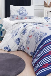 Gemici Baskılı Tek Kişilik Nevresim Takımı thumbnail 1