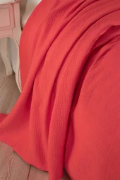 Drop Çift Kişilik Yatak Örtüsü Nar Çiçeği thumbnail 5