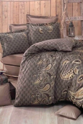 Çeyiz Diyarı Arizola Pamuk Saten Çift Kişilik Nevresim Takımı thumbnail 2