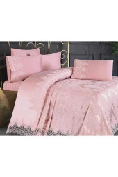 Fransız Güpürlü Çeyizlik Pike Takımı Nilay Pudra thumbnail 7