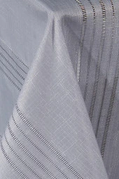 Corvver 26 Parça Dertsiz Masa Örtüsü Takımı Gri thumbnail 6