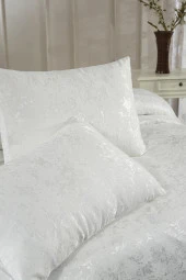 Çeyiz Diyarı Slayka Yatak Örtüsü Krem thumbnail 6