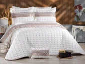 Colors Micro Çift Kişilik Yatak Örtüsü Krem Cappucino - 1