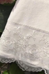 Çeyiz Diyarı Kure Çeyizlik Havlu Krem - 2