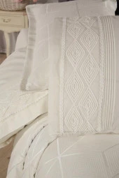 Çeyiz Diyarı Verona 7 Parça Gelin Seti Krem thumbnail 7